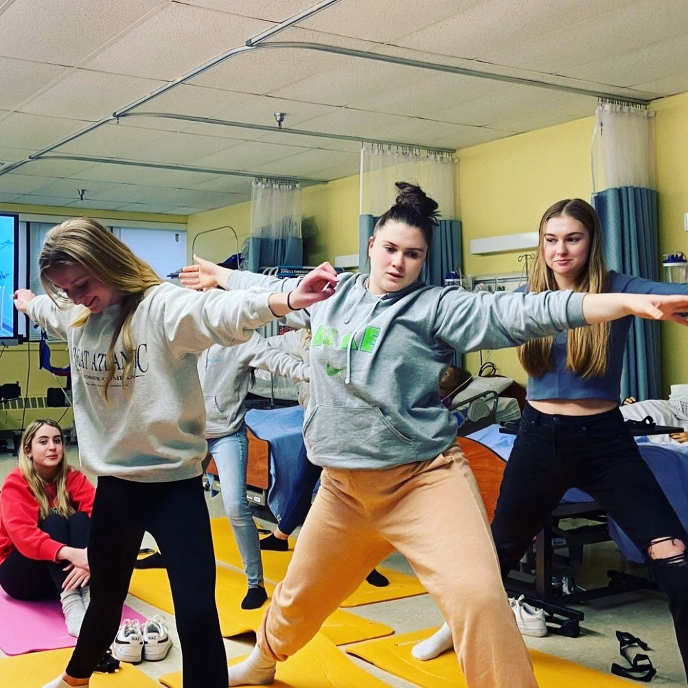 CNA students learn about the importance of exercise