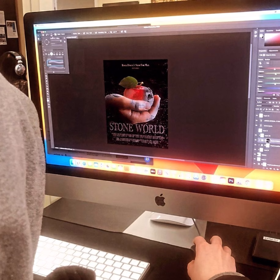 Movie poster created by student